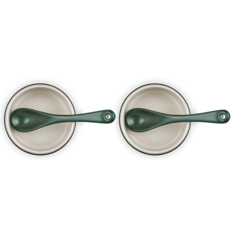 additioanl image for  Le Creuset Set of 2 Condiment Pot Foret 